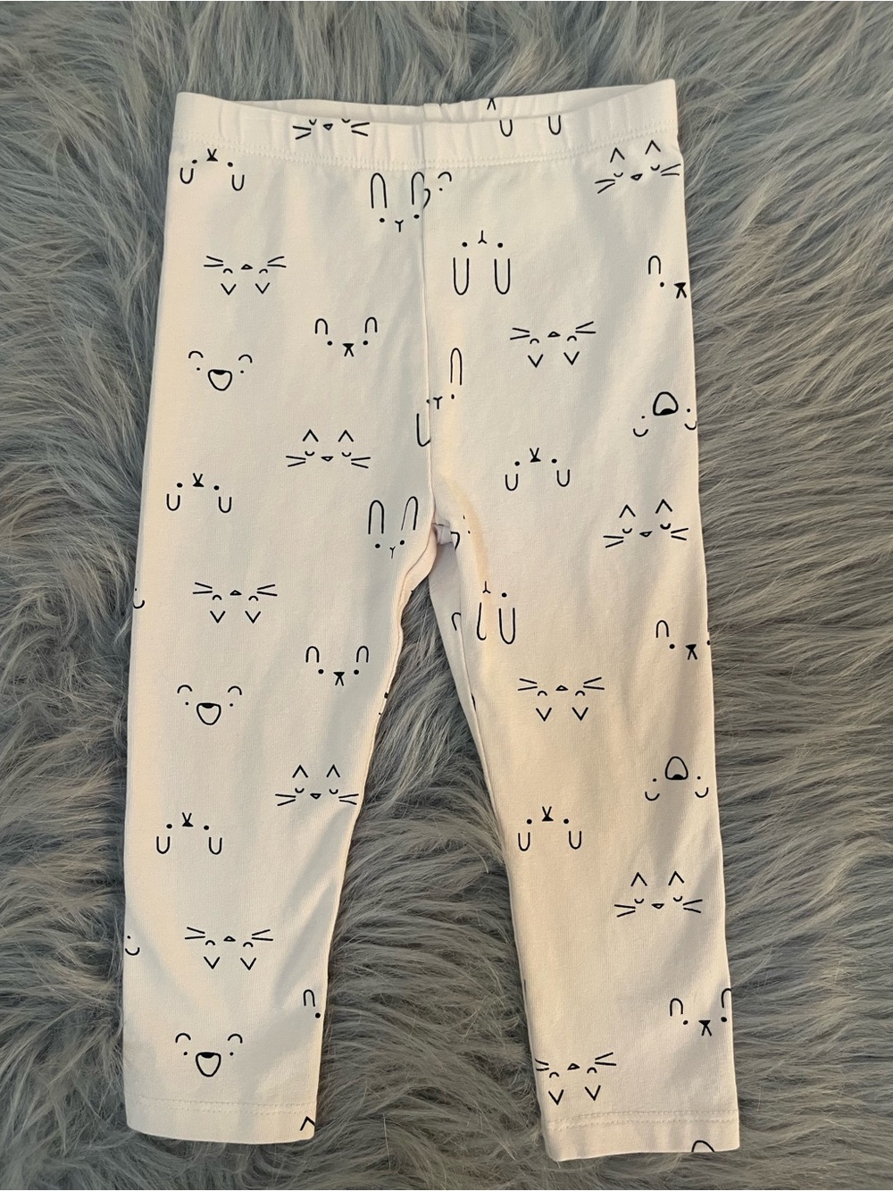 🐶Toddler Light pink animal Face Print Leggings
